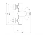 Kádtöltő csaptelep, Ravak Spring SG 022.20BLM zuhanyszett nélkül, matt fekete X070547
