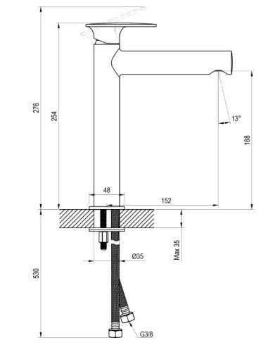 Mosdó csaptelep, Ravak Spring SG 014.10WHM álló mosdó csaptelep, matt fehér X070566