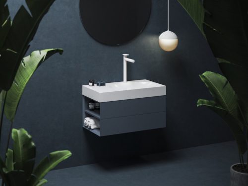 Mosdó csaptelep, Ravak Spring SG 015.10WHM álló mosdó csaptelep, matt fehér X070567