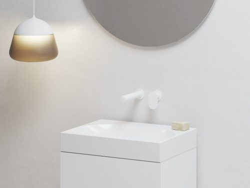 Falba süllyesztett csaptelep, Ravak Spring SG 019.10WHM.O1 mosdó csaptelep, matt fehér X070568