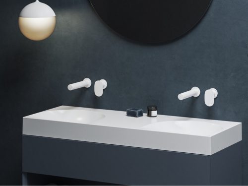 Falba süllyesztett csaptelep, Ravak Spring SG 019.10WHM.O1 mosdó csaptelep, matt fehér X070568