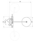 Zuhanyszett, Ravak Spring SG 091.10WHM termosztátos zuhanyoszlop, állítható,zuhanyszettel X070579