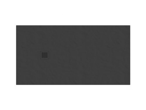 Zuhanytálca, Ravak Slate Pro szögletes zuhanytálca 160x90 cm, matt fekete XA03S733010