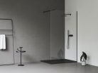 Zuhanytálca, Ravak Sandstone Pro szögletes zuhanytálca 120x90 cm, matt fekete XA03G743010
