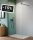 Walk-in, H2O walk-in zuhanyfal fekete profillal 100 cm