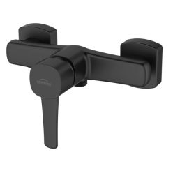   Zuhany csaptelep, Invena Glamour Invena Trend zuhanyszett nélkül, fekete BN-02-004-V