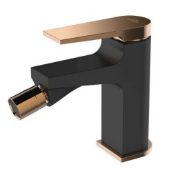   Bidé csaptelep, Invena Midnight bidé csaptelep, fekete/rose gold BB-35-014-V