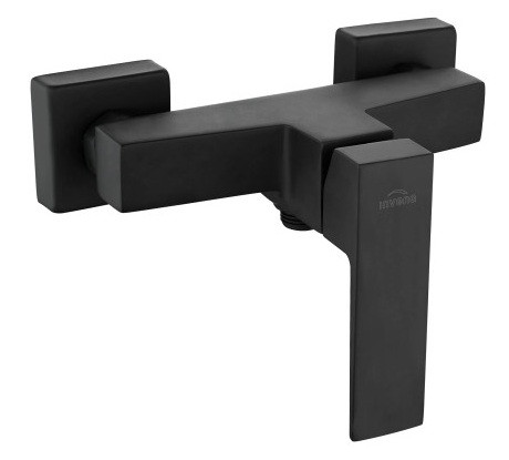 Zuhany csaptelep, Invena Paros Black zuhanyszett nélkül, fekete BN-09-004-A