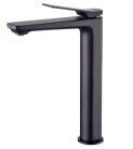 Mosdó csaptelep, Invena Neri Black magasított mosdó csaptelep, fekete BU-01-W04-L