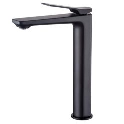   Mosdó csaptelep, Invena Neri Black magasított mosdó csaptelep, fekete BU-01-W04-L
