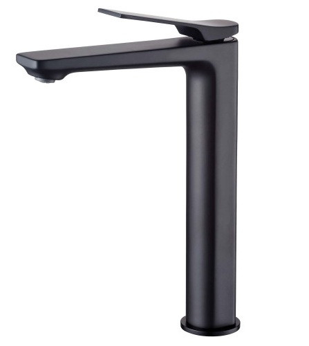 Mosdó csaptelep, Invena Neri Black magasított mosdó csaptelep, fekete BU-01-W04-L