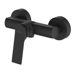   Zuhany csaptelep, Invena Neri Black zuhanyszett nélkül, fekete BN-01-004-L