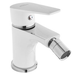   Bidé csaptelep, Invena Dokos bidé csaptelep, fehér-króm BB-19-002-V
