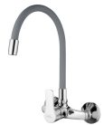 Mosogató csaptelep, Invena Verso mosogató csaptelep, szürke BC-82-E5S-L