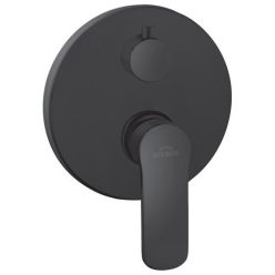   Falba süllyesztett csaptelep, Invena Siros kétfunkciós, fekete BP-90-4O2-A