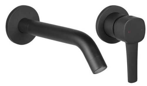 Falba süllyesztett csaptelep, Invena Glamour Invena Trend mosdó csaptelep, fekete BP-02-U04-V