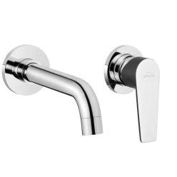   Falba süllyesztett csaptelep, Invena Dokos mosdó csaptelep, grafit BP-19-U05-A