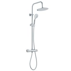  Zuhanyszett, Invena Dokos termosztatikus csapteleppel, króm AU-84-001-X