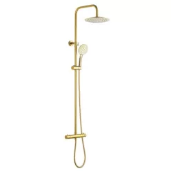   Zuhanyszett, Invena Gold termosztátos csapteleppel, arany AU-16-009-X