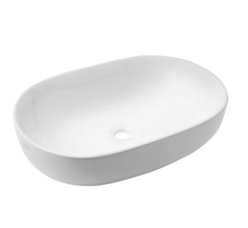 Mosdó, Invena Teja mosdókagyló, ovális, fehér, 60 cm CE-09-001-C