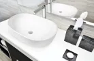 Mosdó, Invena Teja mosdókagyló, ovális, fehér, 60 cm CE-09-001-C