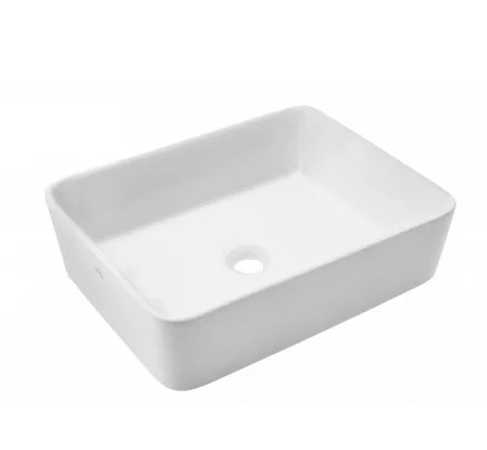 Mosdó, Invena NYKS mosdókagyló,szögletes, fehér, 47,5 cm CE-11-001-C