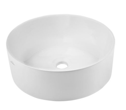Mosdó, Invena Keto mosdókagyló,kerek, fehér, 42 cm CE-14-001-C