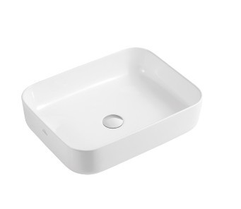 Mosdó, Invena Ate mosdókagyló,szögletes, fehér, 51 cm CE-16-001-C