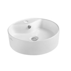   Mosdó, Invena Rondi mosdókagyló,kerek, fehér, 47 cm CE-21-001-W