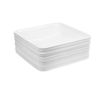 Mosdó, Invena Akte Invena Trend szögletes mosdókagyló, fehér 38 cm CE-54-K01-C