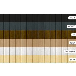 Előlap, M-Acryl Trópusi fa egyenes fekete