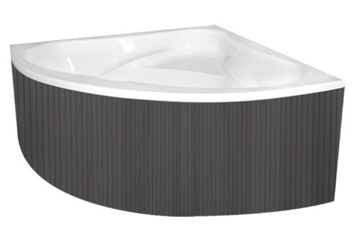 Előlap, M-Acryl trópusi fa sarokkád előlap antracit