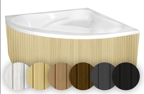 Előlap, M-Acryl trópusi fa sarokkád előlap fekete