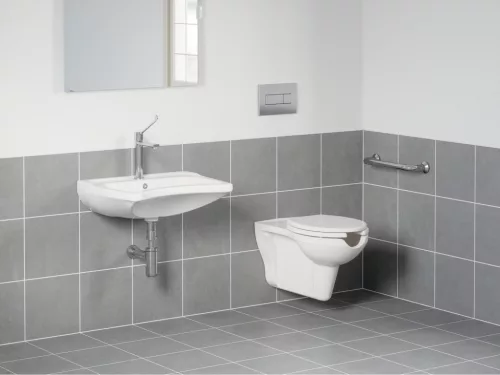 WC, Ravak Safe RimOff wc szett, fehér X01930