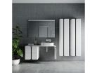 Alsó szekrény, Ravak SD Balance 50 mosdó alatti szekrény, fehér/grafit X000001365