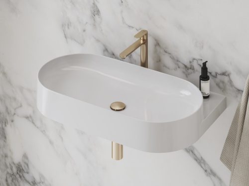 Lefolyó, Ravak Click-Clack mosdólefolyó Rose Gold Brushed X01841