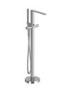 Kádtöltő csaptelep, Ravak Chrome II padlón álló csaptelep zuhanyszettel, króm X070456