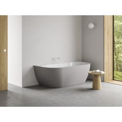   Kád, Ravak Freedom Wall Tec 170x87, Smoke Grey/fehér, fehér lefolyó CE31500000
