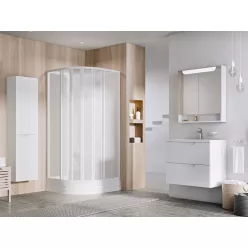   Zuhanybox, Ravak Supernova ASBKP6 zuhanybox 80x80 fehér/pearl 8064411211