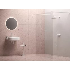  Walk-in, Ravak Walk-In Free Set 140, zuhanykabin matt fehér+transparent GW9FM0E0SZ1