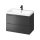 Alsó szekrény, Cersanit Moduo 80, antracit, alsó szekrény mosdóval S801-487-DSM