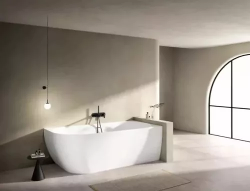Kád, Aquatrend Monaco jobbos akril aszimmetrikus térkád fehér lefolyóval 170x80