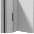 Walk-in, Deante Prizma tolóajtós walk-in, fekete 140 cm KTJ_N34R