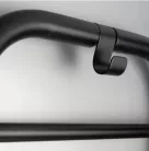 Egyenes radiátor, Deante Silia fürdőszoba radiátor, fekete, 1210x500 mm AGI_NG41