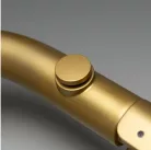Egyenes radiátor, Deante Silia fürdőszoba radiátor, matt arany, 1210x500 mm AGI_RG41