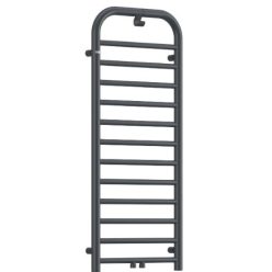   Egyenes radiátor, Deante Silia fürdőszoba radiátor, titanium, 1210x500 mm AGI_DG41