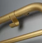 Egyenes radiátor, Deante Silia fürdőszoba radiátor, matt arany, 1570x500 mm AGI_RG51
