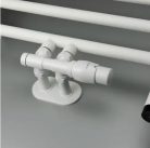 Fűtőpatron, Deante Silia fűtőtest fürdőszobai radiátorhoz, fehér 600W AGI_A601