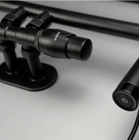 Fűtőpatron, Deante Silia fűtőtest fürdőszobai radiátorhoz, fekete 400W AGI_N401