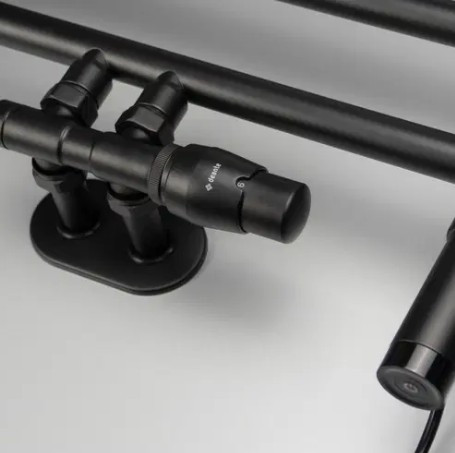 Fűtőpatron, Deante Silia fűtőtest fürdőszobai radiátorhoz, fekete 600W AGI_N601